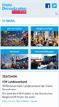 Mobile Screenshot of fdp-bremen.de